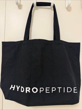 HydroPeptide Black Tote with White Logo